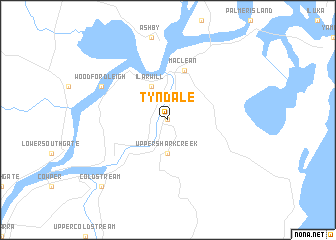 map of Tyndale
