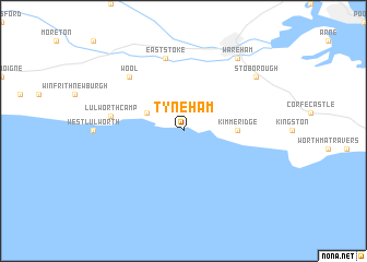 map of Tyneham