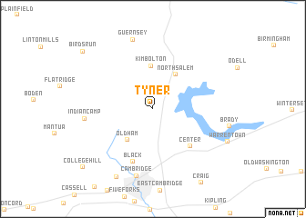 map of Tyner