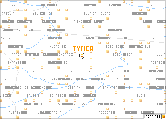 map of Tynica