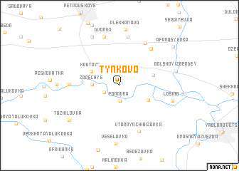 map of Tynkovo