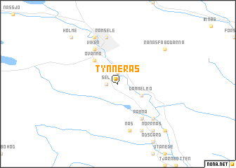 map of Tynnerås
