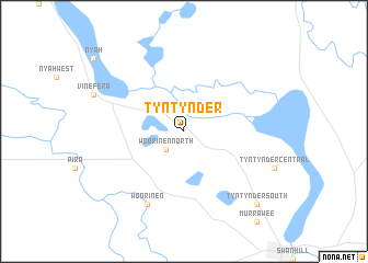 map of Tyntynder