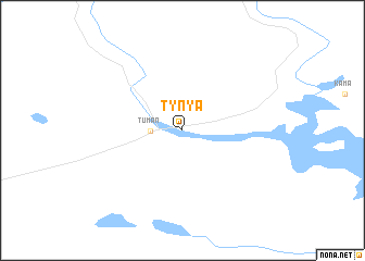 map of Tynya