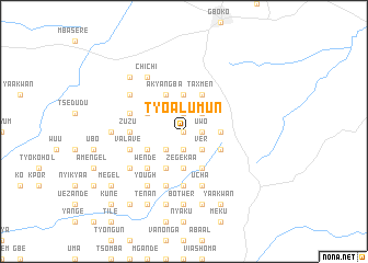 map of Tyoalumun