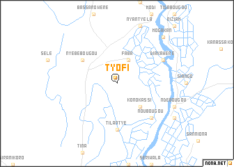 map of Tyofi