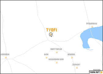 map of Tyofi