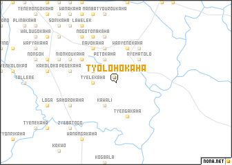 map of Tyolohokaha