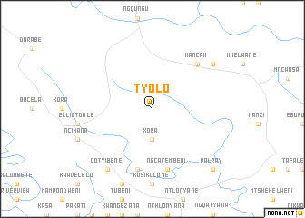 map of Tyolo