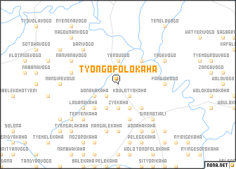 map of Tyongofolokaha