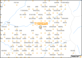 map of Tyongun