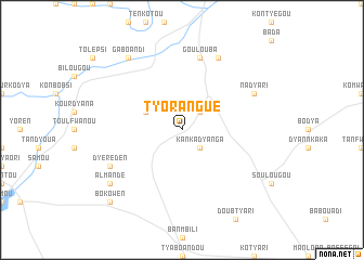 map of Tyor Angué