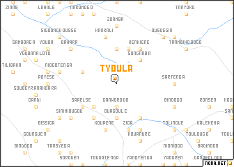 map of Tyoula