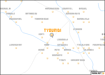 map of Tyouridi