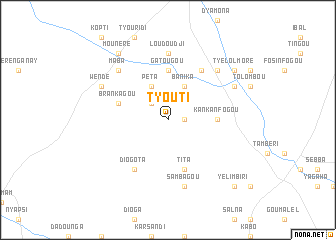 map of Tyouti