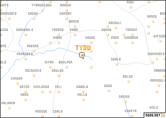 map of Tyou