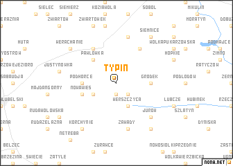 map of Typin