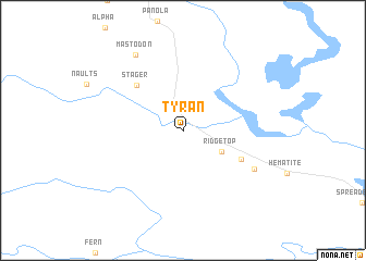 map of Tyran