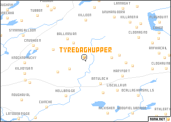 map of Tyredagh Upper