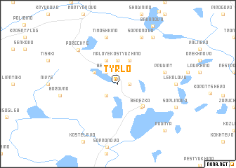 map of Tyrlo