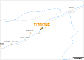 map of Tyrnyauz