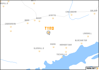 map of Tyro