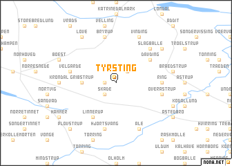 map of Tyrsting