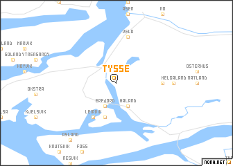 map of Tysse