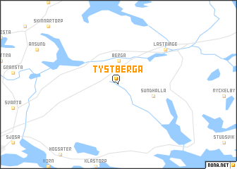 map of Tystberga