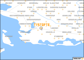 map of Tystofte