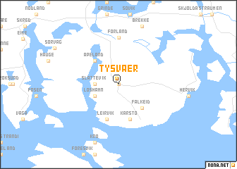 map of Tysvær
