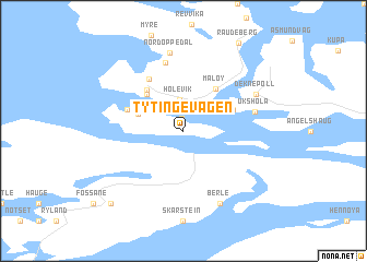 map of Tytingevågen