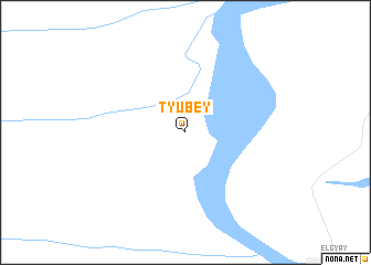 map of Tyubey