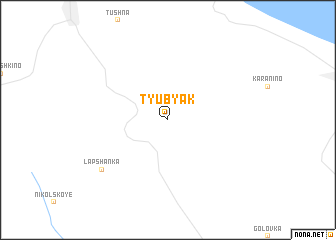 map of Tyubyak