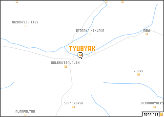 map of Tyubyak