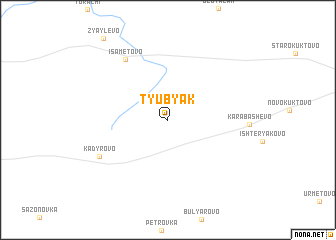 map of Tyubyak