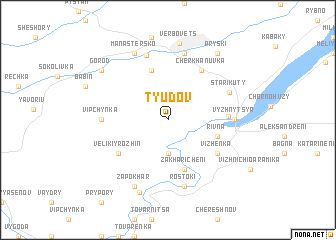 map of Tyudov