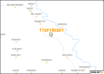 map of Tyufyakovy