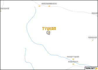 map of Tyukan