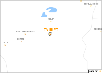 map of Tyuket