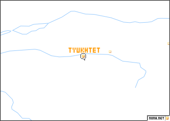 map of Tyukhtet