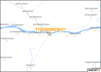 map of Tyukovnovskiy