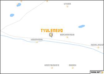 map of Tyulenevo