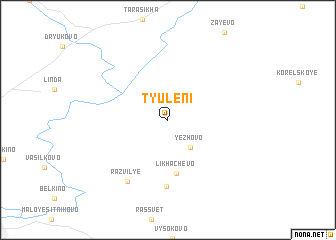 map of Tyuleni