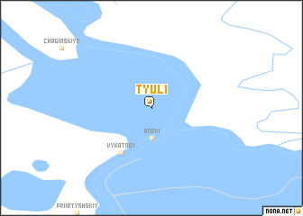 map of Tyuli