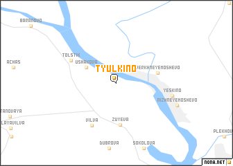 map of Tyul\