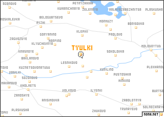 map of Tyul\