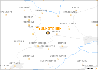 map of Tyul\