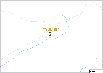 map of Tyul\