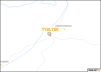 map of Tyulyuk